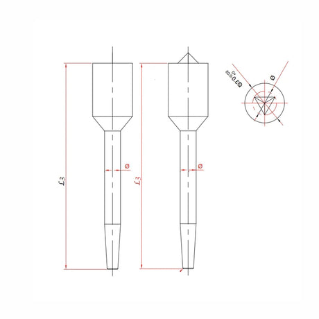 Le Scan Body pour prothèse conventionnelle est une pièce essentielle utilisée pour la prise d’empreinte numérique, spécifiquement conçue pour la fabrication d'inlay-core. Fabriqué à partir d'acier inoxydable 316L d'une seule pièce, ce dispositif assure une haute résistance à la corrosion et une précision optimale pour des résultats durables et parfaitement ajustés.