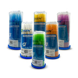 Boîte de 100 micro-applicateurs Micro brush : ultra fin , fin , et standard - oofti.fr