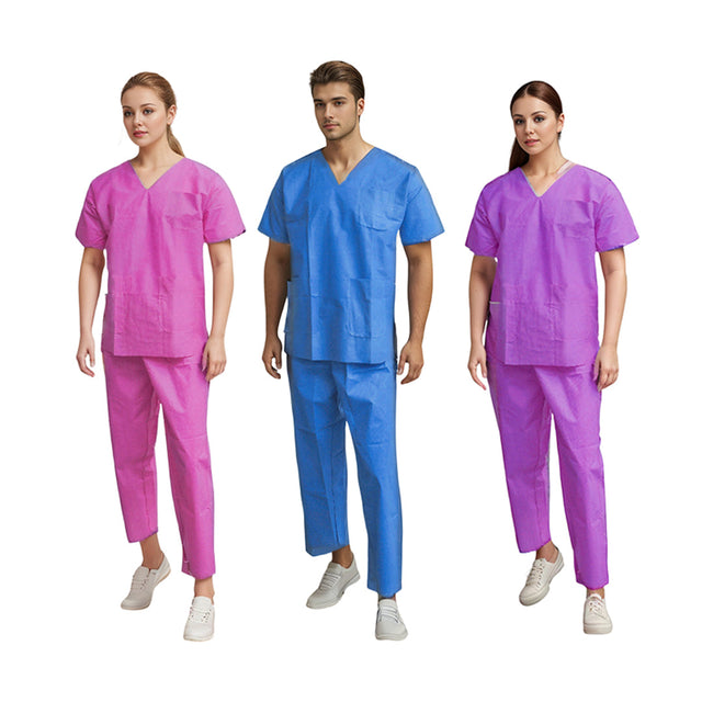 Pyjama de bloc à usage unique en polypropylène Non-tissé SMMS - Mercator - oofti