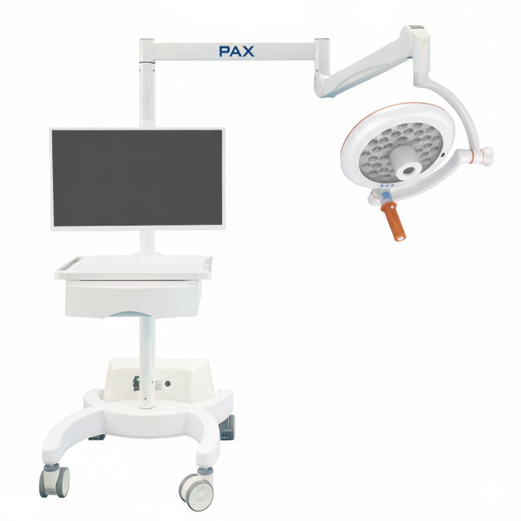 Scialytique LED PAX-XR1 Max – Lampe chirurgicale avec caméra HD & chariot mobile inclus - oofti.fr