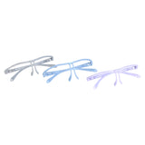 Vue de face de la visière de protection faciale à monture type lunettes Cotisen pour cabinet dentaire