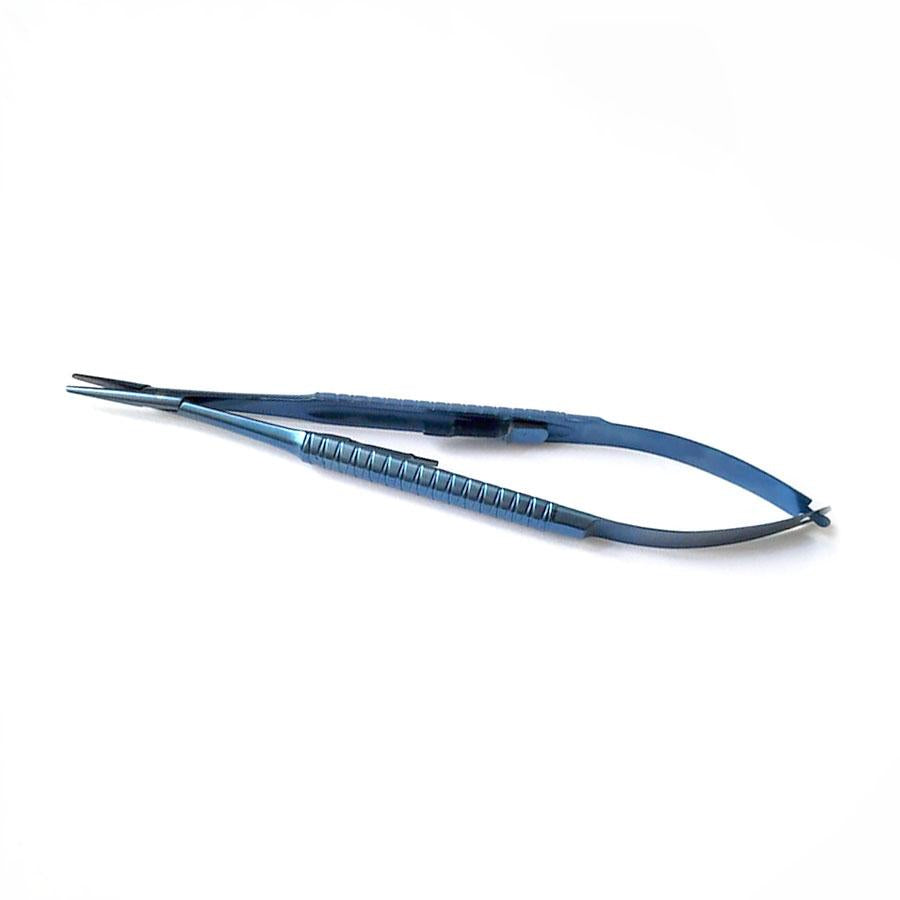 Porte-aiguille à lames droites de Castroviejo 14cm en titane - oofti.fr