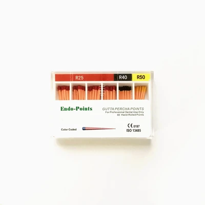 60 pointes gutta percha spéciales réciprocité assortiment R25, R40 et R50 - oofti.fr