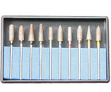 Kit 10 pièces fraises diamantées de finition HP galvanisées à chaud - oofti.fr