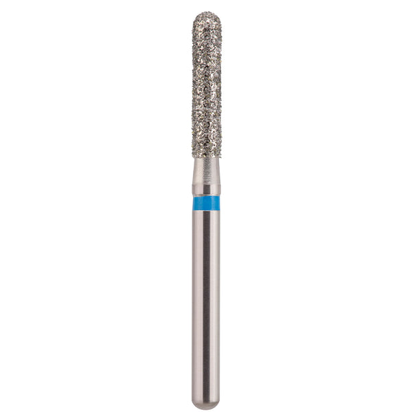 Cylindrical diamond burs with rounded end 018C - COOL CUT
