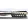 Tungsten carbide burs n°1559 cylindrical with overcut round tip FG