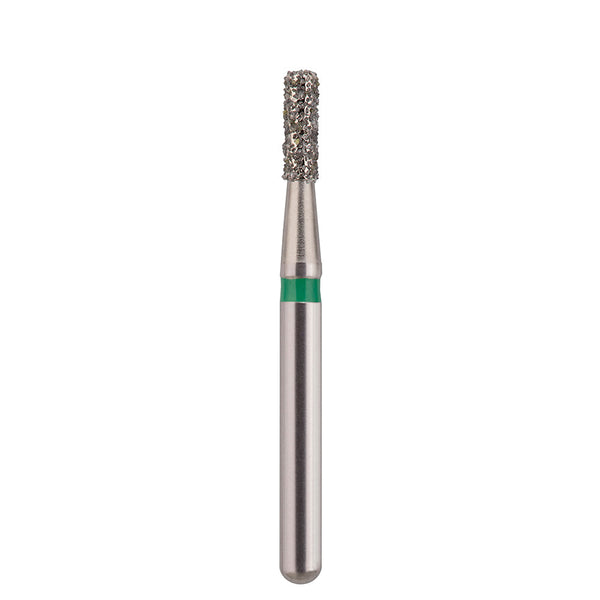 Cylindrical diamond burs with rounded end 010C - COOL CUT