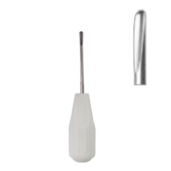 Elévateur luxateur droit 3mm manche silicone - oofti.fr