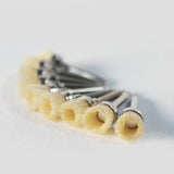 Boîte de 100 brossettes de prophylaxie nylon - oofti.fr