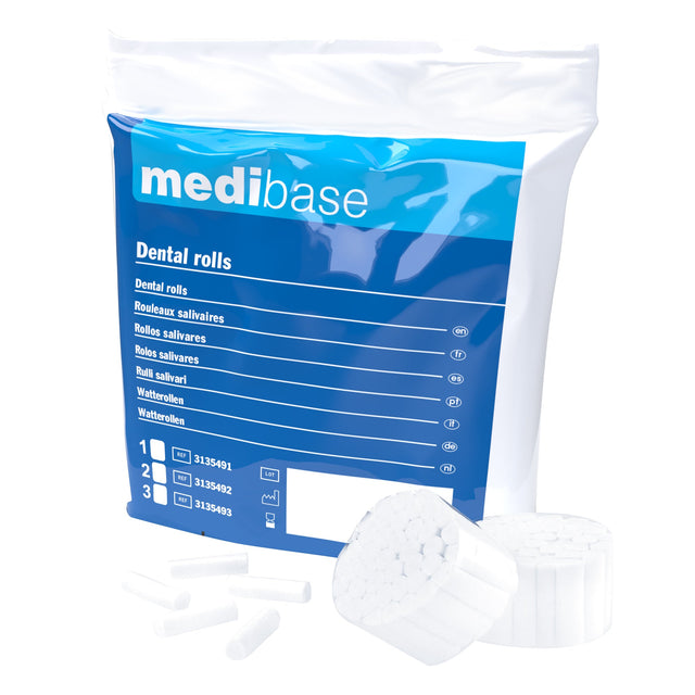 Rouleaux de coton - Ø 8, 10 ou 12 mm - 300 g - MEDIBASE - oofti.fr