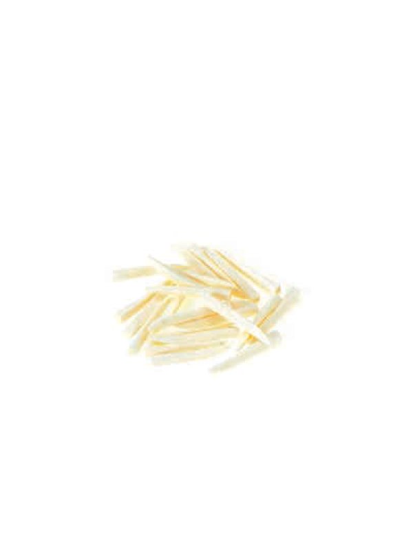 Sachet de 100 cales interdentaires en bois blanches (courtes et fines)