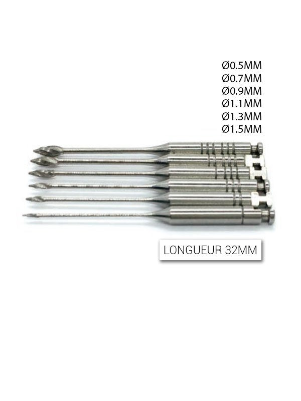 Boîte de 6 forets gates 32mm de longueur - oofti.fr