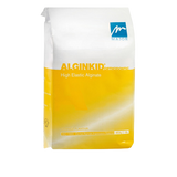 Alginate orthodontique avec haute résistance pour empreintes dentaires de précision.  Grâce à l’excellente stabilité dimensionnelle, le modèle peut-être coulé même après 5 jours (si il est conservé proprement dans un récipient fermé hermétiquement).  ALGINKID dépasse les standards demandés par les normes ISO 1563.  Temps de prise 1.50′ ( à 23°c)