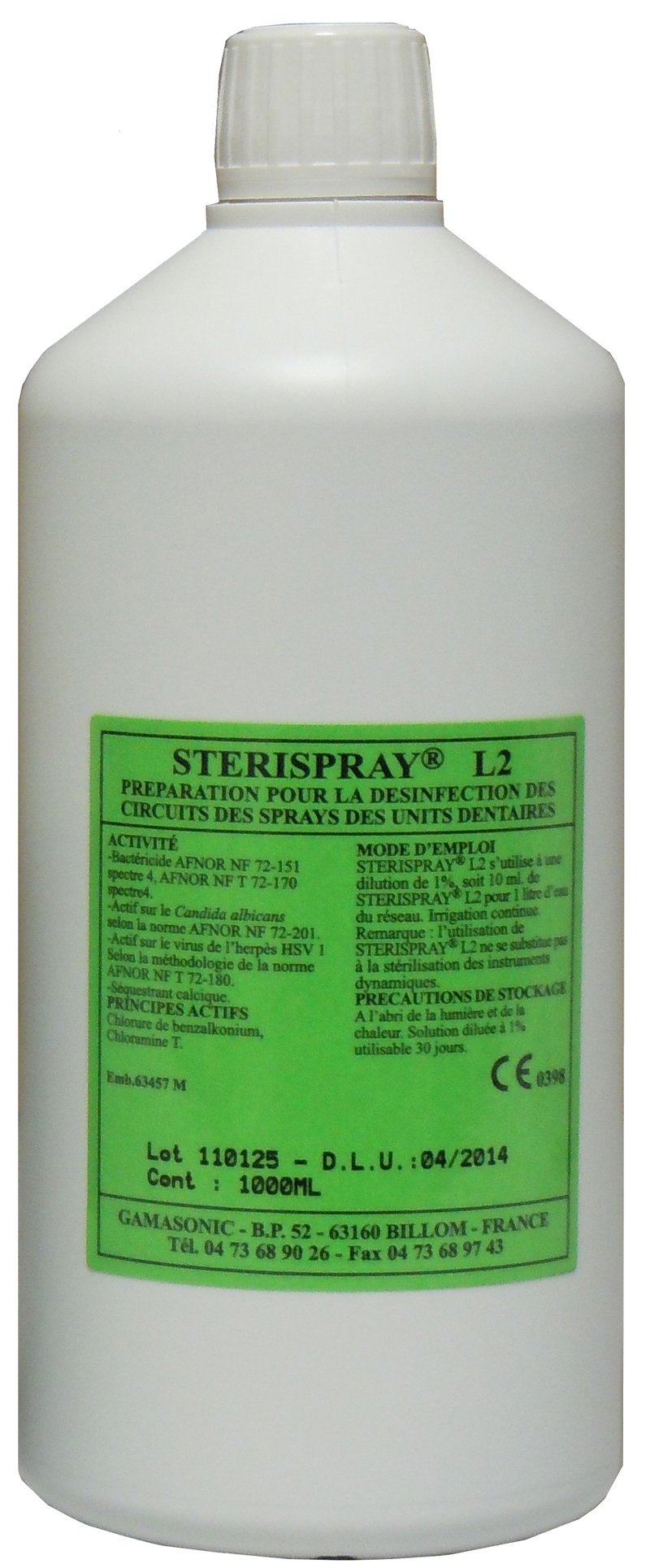STERISPRAY L2 désinfection des circuits de sprays - GAMASONIC