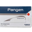 Boîte de 10 compresses Pangen hémostatiques en collagène résorbable - oofti.fr