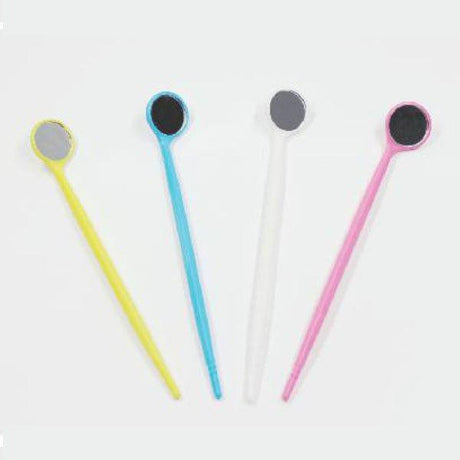 Miroir dentaire manche plastique lot de 100 - oofti.fr