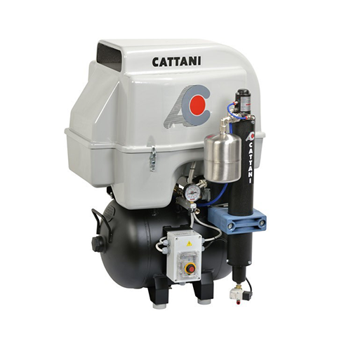 Compresseur Tricylindre nu (AC300) ou capoté (AC300Q) - Cattani - oofti.fr
