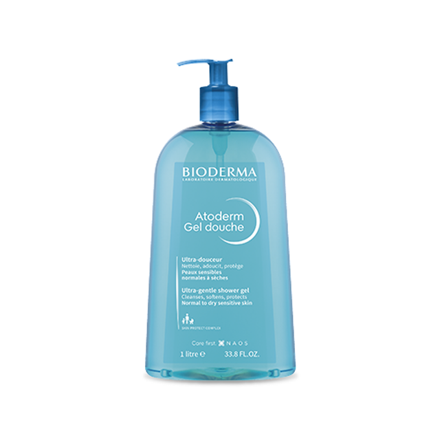 Le gel nettoyant douceur sans savon qui respecte la peau.