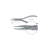 PINCE DE HOW À SERRER LES BAGUES ET LES LIGATURES - 13,5 cm Type 2 - ACTEON - oofti.fr