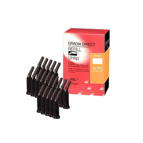GRADIA DIRECT Composite hybride photopolymérisable antéro-postérieur (unitips) - GC - oofti.fr
