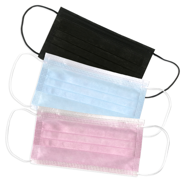 Masques chirurgicaux 3 plis type IIR - Boite de 50, différents coloris - Karman Healthcare - oofti.fr