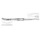 Râpe à os de Miller courbée