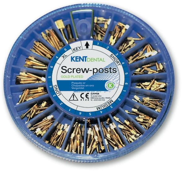 Gold screw-posts - Kent Dental