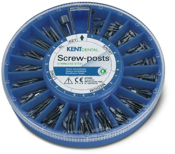 Stainless steel screw-posts - Kent Dental