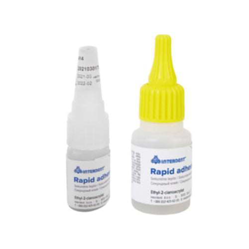 Scellage précis et étanche des fragments de plâtre cassés secs et propres. Il peut également être utilisé pour la céramique et l'alliage.  Epais : 1200 - 2200 mPa-s : 20g Fin : 30 - 100 mPa-s : 10g