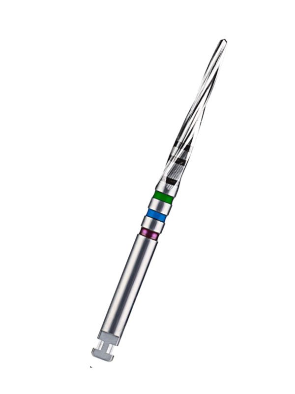 Lot de 4 alésoirs forets pour tenons coniques vert-bleu-violet - oofti.fr