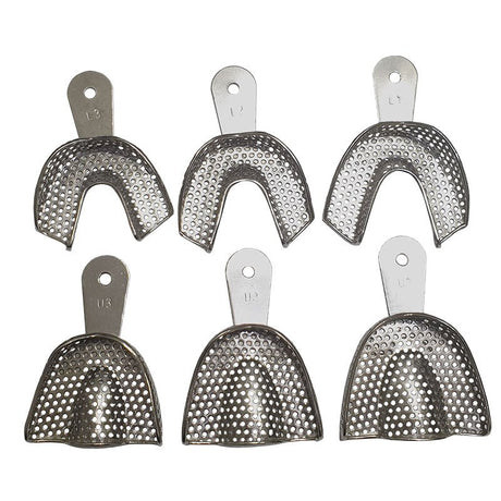 Set de 6 porte-empreintes métalliques perforés - oofti.fr