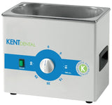 ﻿Bac à ultrasons pour le nettoyage et la désinfection rapide des instruments et de toute la petite instrumentation.(limes, clamps à digue, fraises,..)  Propriétés :  Pouvoir nettoyant très efficace avec un protocole d’utilisation simplifié. Cuve en acier inoxydable facile à nettoyer. Couvercle amovible. Le Bac à Ultrasons Kent Dental est livré avec son couvercle et son panier. Bac à ultrasons pour le nettoyage et la désinfection rapide des instruments et de toute la petite instrumentation.