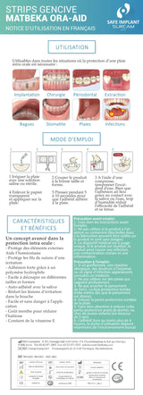 MATBEKA intra-oral boîte 20 pansements XL (50x15mm) - oofti.fr