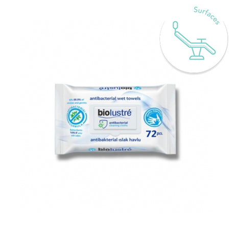Les lingettes antiseptiques biolustré BIO nettoient et éliminent 99,9% des bactéries, virus et champignons. Ces lingettes hydroalcooliques bio sont réputées pour leur efficacité, notamment dans le milieu médical.  Normes: EN13627 EN13624 EN14476 