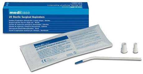 Canules d'aspiration chirurgicale stériles à usage unique. La forme et la longueur de la canule et de l'embout permettent une grande précision de l'aspiration, en atteignant les zones les plus étroites tout en maintenant un champ de vision dégagé. Pour maintenir une hygiène parfaite et réduire le temps de préparation.