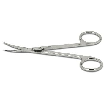 Propriétés :  Utilisés lors des interventions chirurgicales : pour la section gingivale et aussi pour couper les fils de suture. Lames fines et pointues, assurant une excellente précision de coupe. Grande résistance à l'usure. Dispositif médical de classe I. Fabricant : CFPM    Longueur : 12 cm  La paire de ciseaux :  Droits Courbés