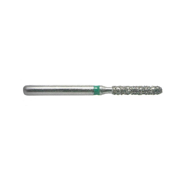 Cylindrical diamond burs with rounded end - Kent Dental