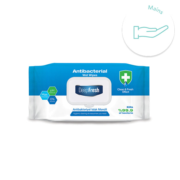 Deep Fresh Lingettes antibactériennes (paquet de 100 lingettes)
