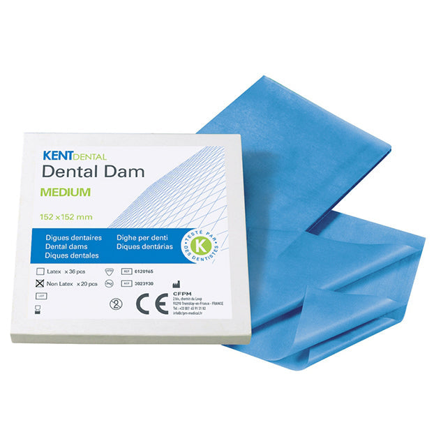 Digues dentaires avec ou sans latex Dental Dam - Kent Dental