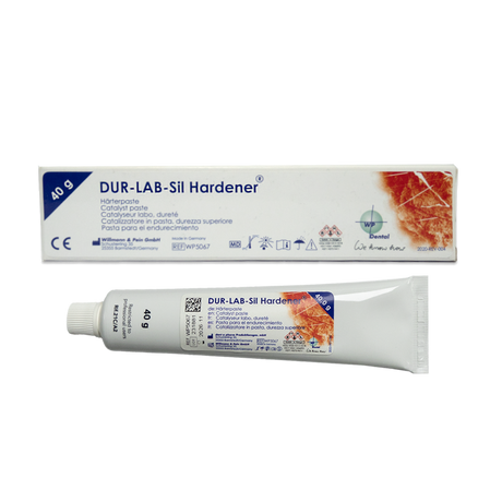 DUR-LAB-Sil® est un silicone de laboratoire extra-dur (pâte) à durcissement par condensation, spécialement développé pour une utilisation en technologie dentaire. Sa stabilité thermique exceptionnellement élevée le rend particulièrement adapté à la technique de pré-mur. La manipulation facile est garantie, car DUR-LAB-Sil® n'est pas collant, dimensionnellement stable et résistant à la chaleur. DUR-LAB-Sil® est mélangé avec la pâte durcissante DUR-LAB-Sil Hardener®.