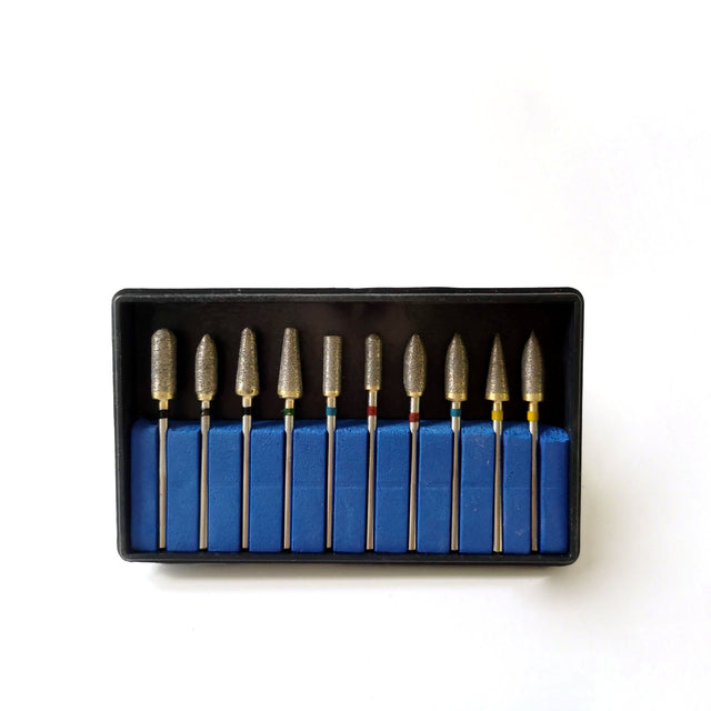 Kit 10 pièces fraises diamantées de finition HP galvanisées à chaud - oofti.fr