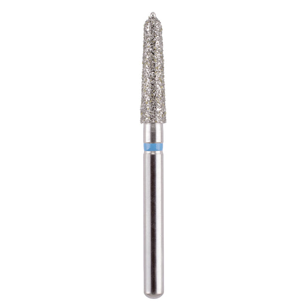 Rounded End Tapered Diamond Burs with Dump Tip 021M - COOL CUT