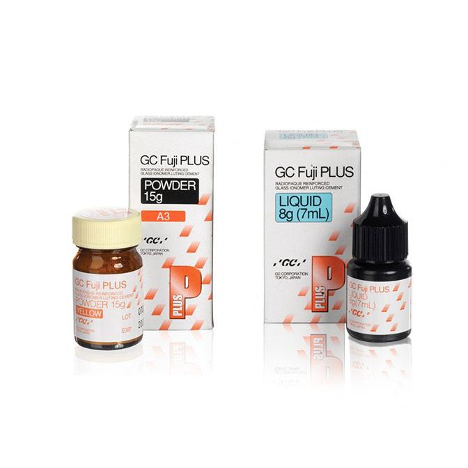 Fuji Plus ciment verre ionomère définitif poudre et liquide - oofti.fr