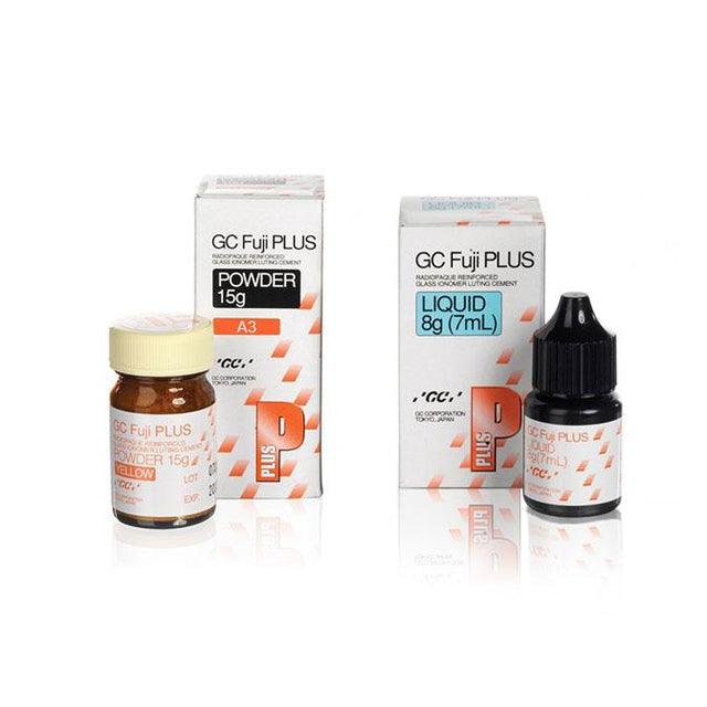 Fuji Plus ciment verre ionomère définitif poudre et liquide - oofti.fr