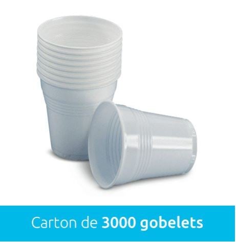 Gobelets 150 ml - Lot de 3000 - Kent Dental - oofti.fr
