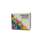 La Pâte à polir I-FASTE est spécialement conçue pour répondre de divers besoins de l'odontologie, offrant une solution complète pour le nettoyage, la préparation de surface et le polissage dentaire. Formulée pour éliminer efficacement la plaque molle et dure, les calculs, les taches et autres adhérences dentaires, elle constitue un outil essentiel dans les procédures dentaires.