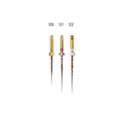 Pack de 6 limes ProTaper Gold de Dentsply Sirona - oofti.fr