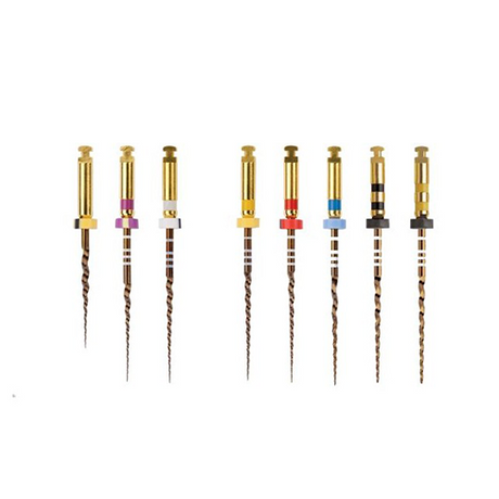 Pack de 6 limes ProTaper Gold de Dentsply Sirona - oofti.fr
