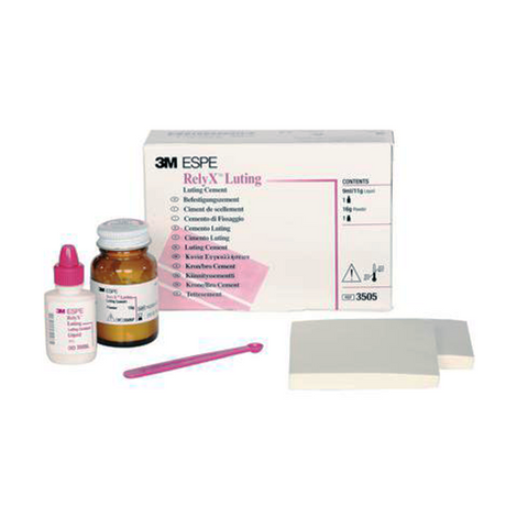 RelyX Luting 3M Ciment verre ionomère poudre, liquide et ou kit - oofti.fr