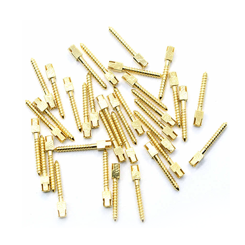 Refill of 12 Gold Plated Screw Posts